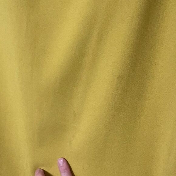 AMEN Italy Yellow Sleeveless High-Low Dress Size 46 (US 10) Minimalist Elegant - Picture 6 of 6